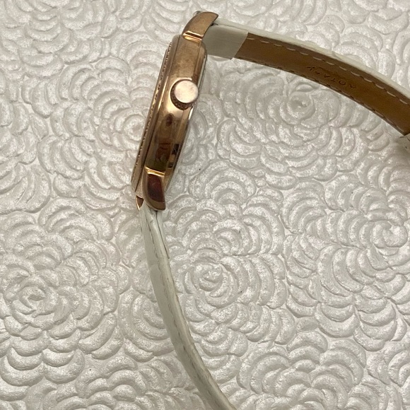 Gorgeous Rotary Mother of Pearl Dial Crystal Bezel Moon Phase Watch LS00164/41 - Picture 10 of 15